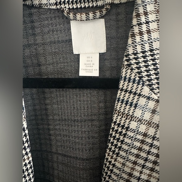 Structured plaid hm blazer - Picture 2 of 3